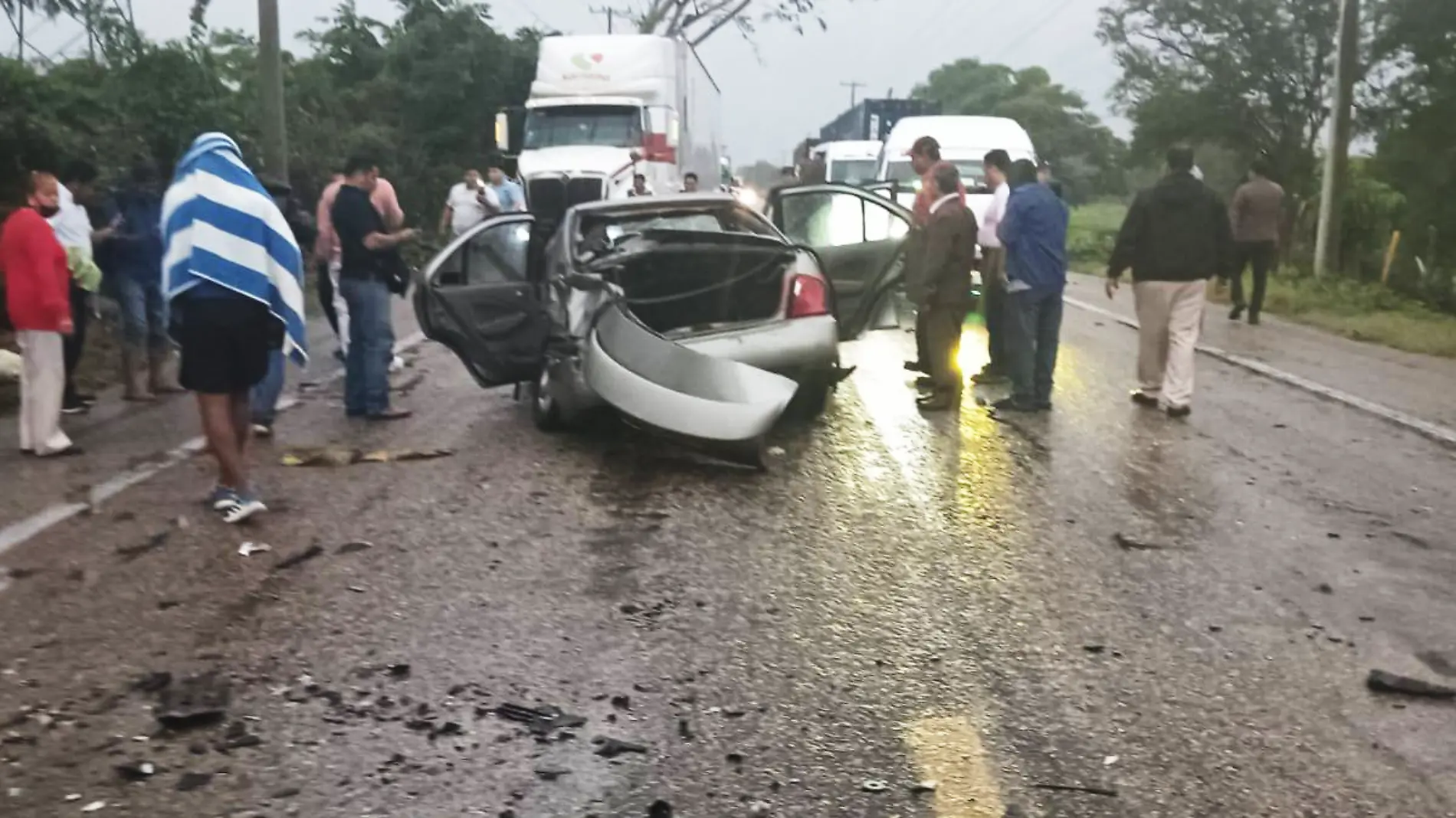 choque en carretera